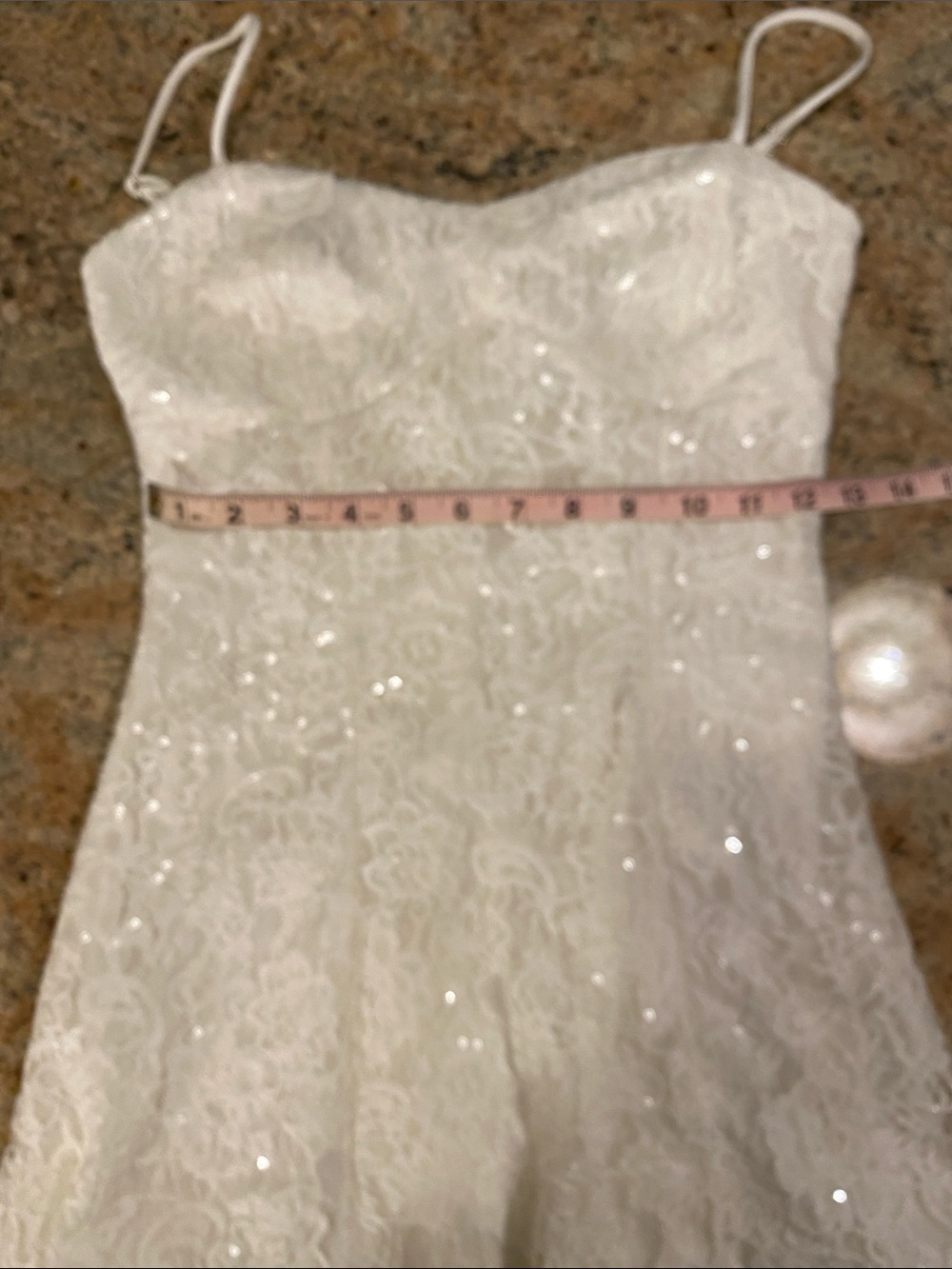 Windsor white A line sweet sensation white graduation dress medium m graduation - Picture 7 of 8